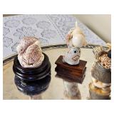 Fabulous Collection of Carved Netsuke Kimono Figures