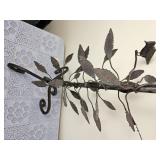 Floral Metal Standing Hurricane