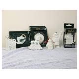 Irish Belleek Christmas Ornament Group Two