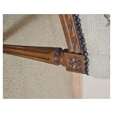 Vintage Needlepoint Louis XV Parlor Chair