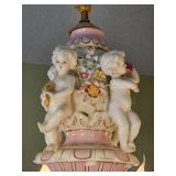 French Rococo Porcelain Cherub Chandelier