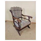 Antique East Lake Rocking Chair