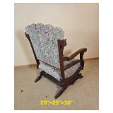 Antique East Lake Rocking Chair