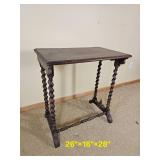 Antique Barley Twist Parlor Table