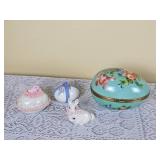 Collection of Irish Dresden Easter Miniatures