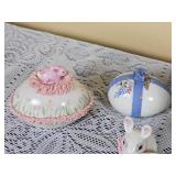 Collection of Irish Dresden Easter Miniatures