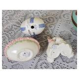 Collection of Irish Dresden Easter Miniatures