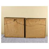 Pair of Rococo French Prints in Extravagant Gilt Frames