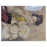 Elegant Victorian Prints in Gilt Bubble Frames