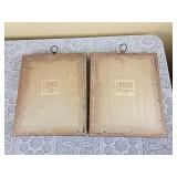 Elegant Victorian Prints in Gilt Bubble Frames