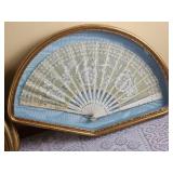 Elegant Framed Silk Fans