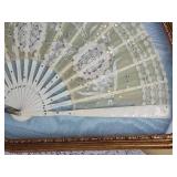 Elegant Framed Silk Fans