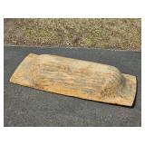 Large Carved Dough Bowl/Trough