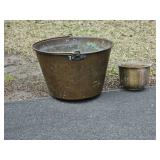 Large Copper Apple Butter Cauldron