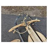 Antique Steel Runner Sleds