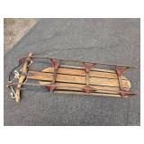 Antique Steel Runner Sleds