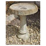 Handsome Concrete Bird Bath