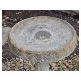 Handsome Concrete Bird Bath