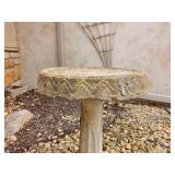 Handsome Concrete Bird Bath