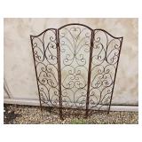 Beautiful Scrolled Wrought Irion Screen Divider