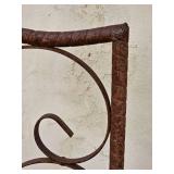 Beautiful Scrolled Wrought Irion Screen Divider