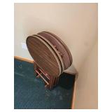 Oval Folding TV Tables