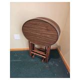 Oval Folding TV Tables