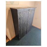 Primitive Shelved Cabinet