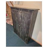 Primitive Shelved Cabinet