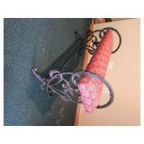 Beautiful Art Nouveau Wrought Iron Bench