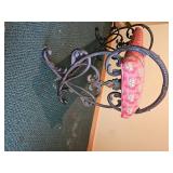 Beautiful Art Nouveau Wrought Iron Bench