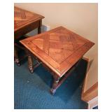 Sibling Hickory White Contemporary Livingroom Side Tables