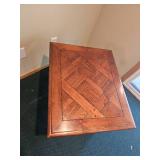 Sibling Hickory White Contemporary Livingroom Side Tables