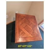 Sibling Hickory White Contemporary Livingroom Side Tables