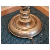 Beautiful Vintage Patina Barley Twist Brass Floor Lamp