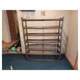 Antique Industrial Shoe Rack