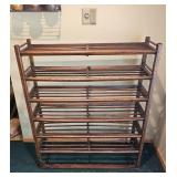Antique Industrial Shoe Rack