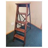 Charming Folding Library Ladder