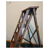 Charming Folding Library Ladder