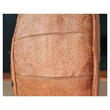 Vintage Moroccan Leather Foot Puff