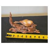 MCM Minimalist Bird & Driftwood Sculpture
