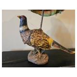 Resin Pheasant Table Lamp