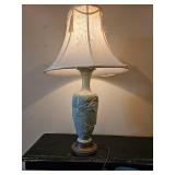 Chinoiserie Celadon Green Vase Table Lamp