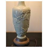 Chinoiserie Celadon Green Vase Table Lamp