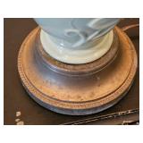 Chinoiserie Celadon Green Vase Table Lamp