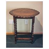 Antique Barley Twist Jacobean Side Table