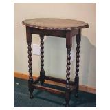 Antique Barley Twist Jacobean Side Table