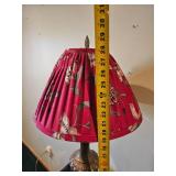 Patinated Brass Victorian Table Lamp