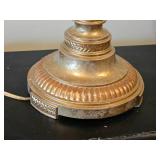 Gilt Twisted Candlestick Lamp