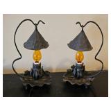Arts & Crafts Gothic Accent Lamps
